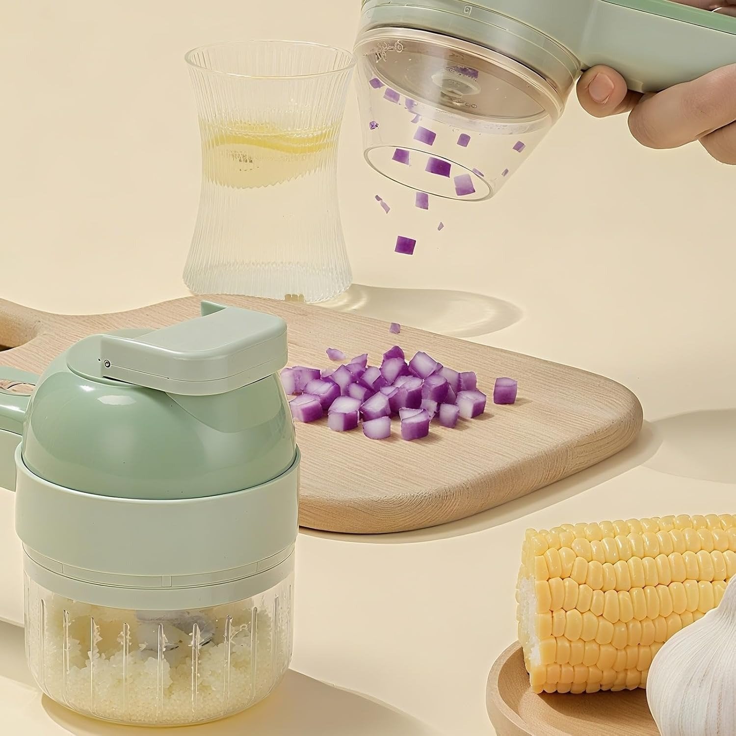 🥩Multifunctional Wireless Electric Vegetable Chopper for Home Use🧅
