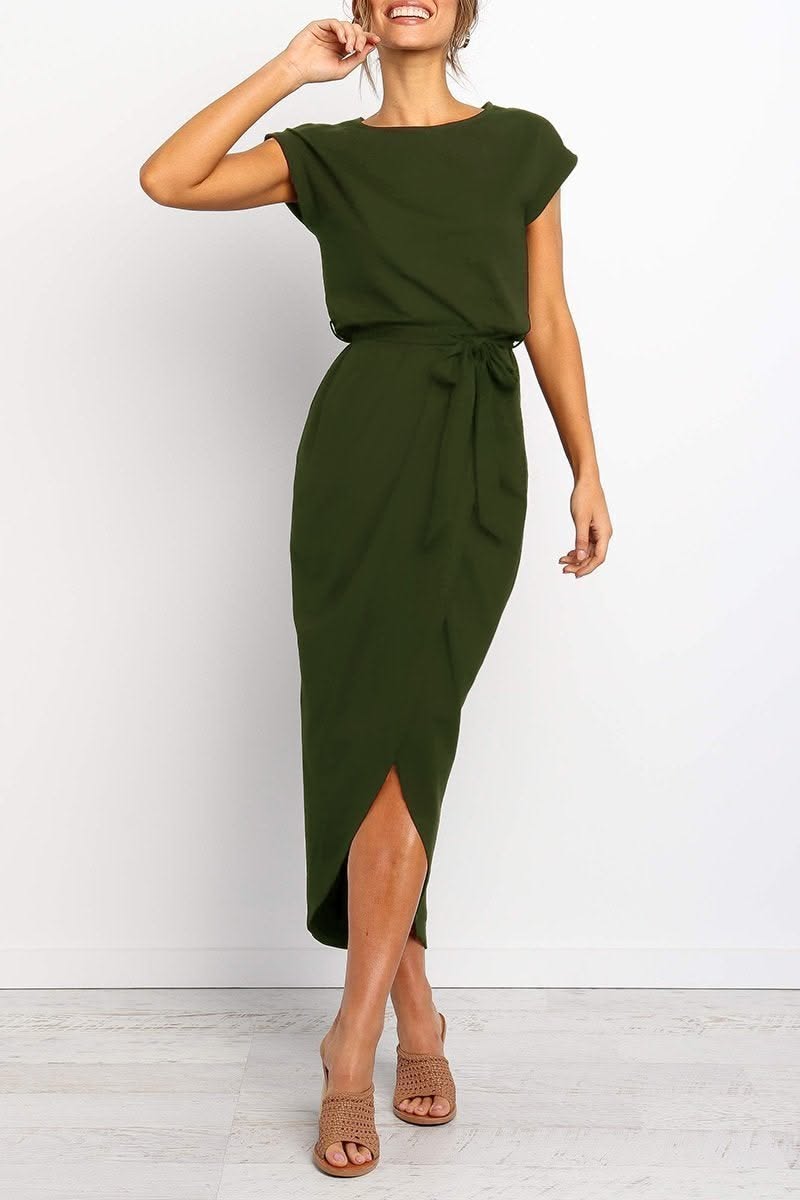 Florcoo After Midnight Ankle Length Midi Dress