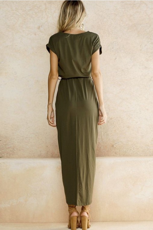 Florcoo After Midnight Ankle Length Midi Dress