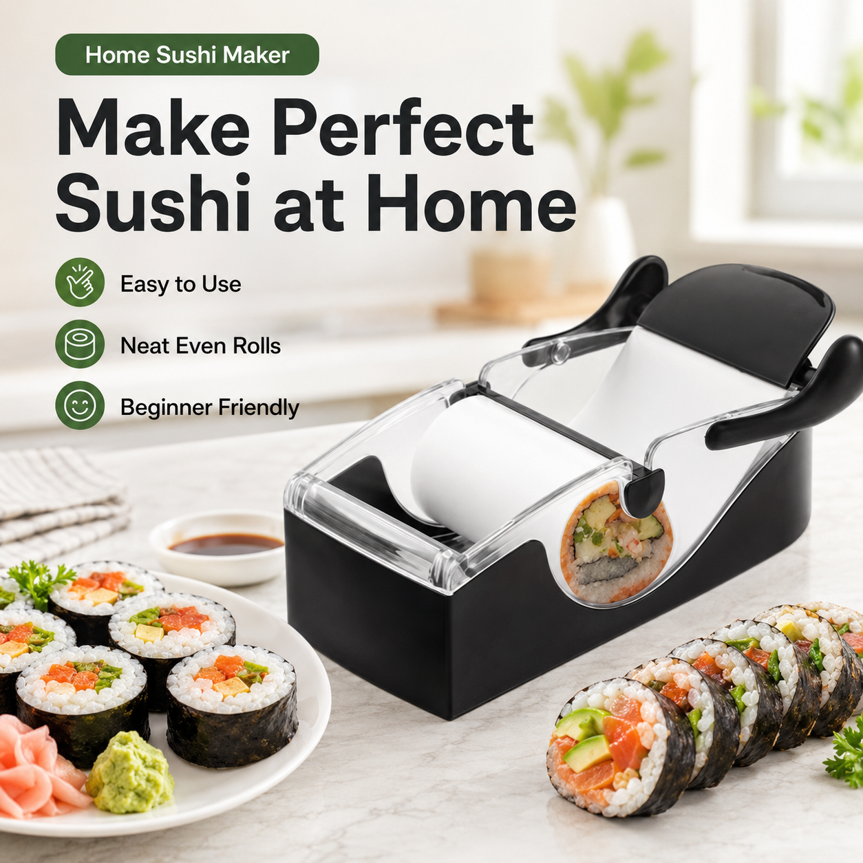 Sushi Maker Roller – Perfect Sushi Every Time! 🍣✨