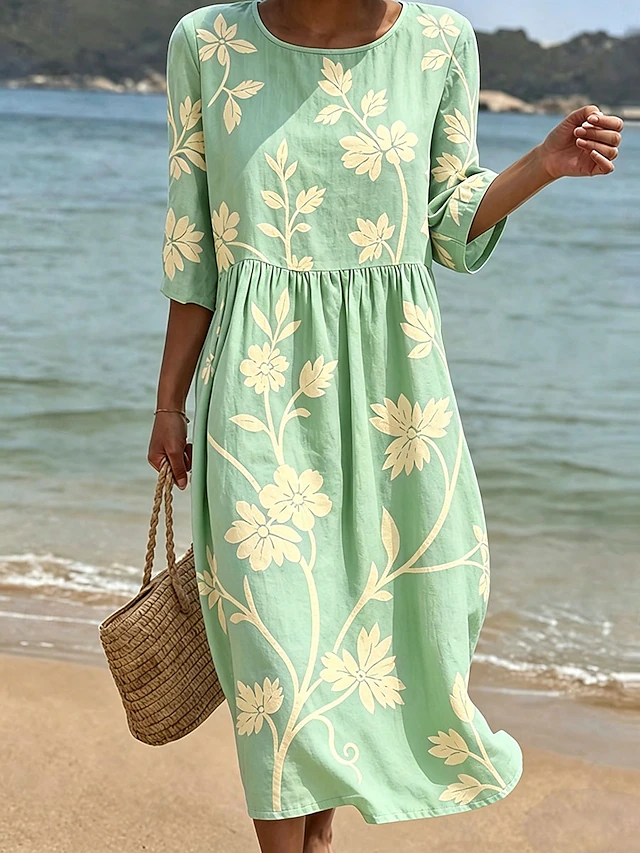 Amber | Elegant Floral Dress
