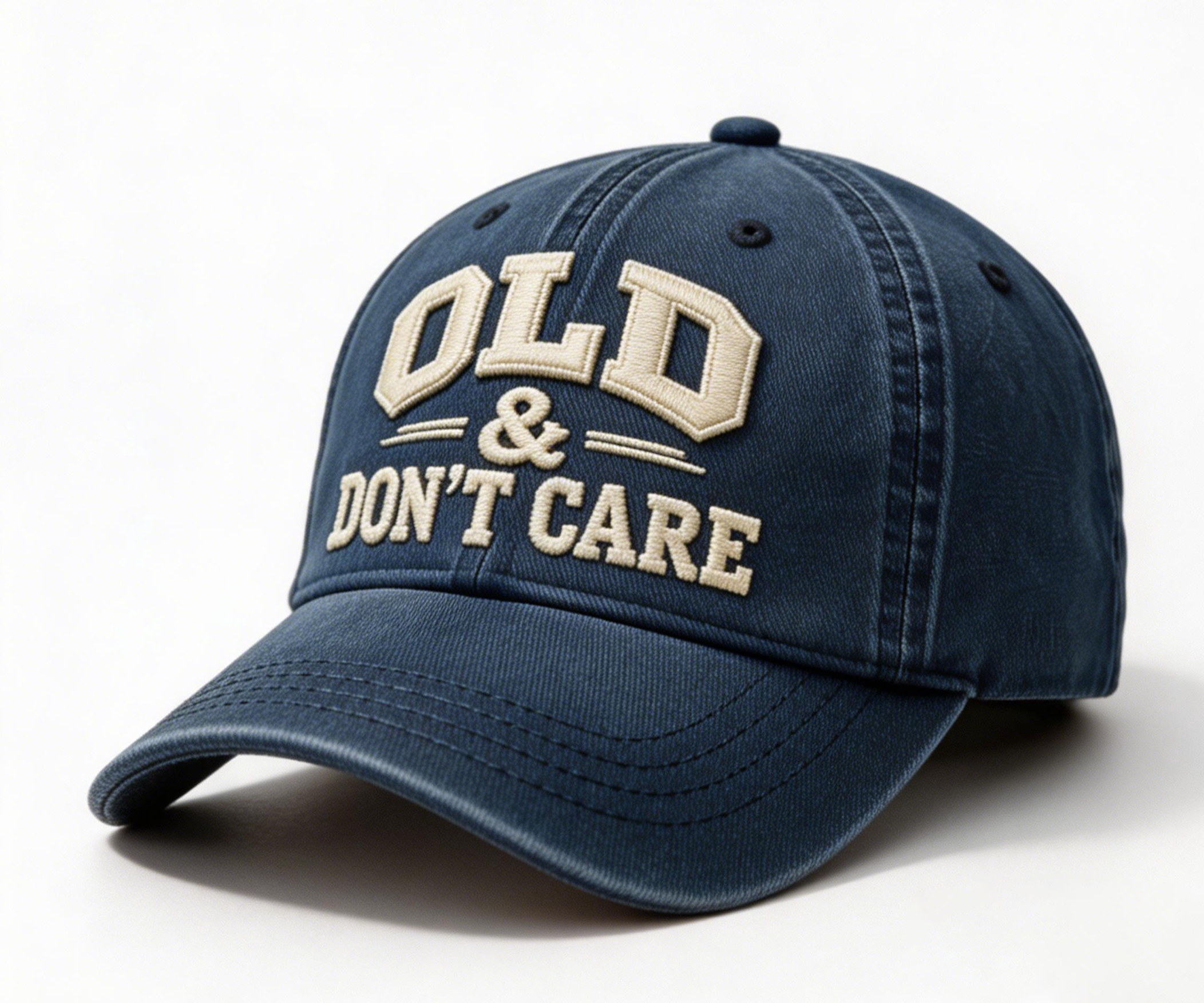 🔥LAST DAY 49% OFF🧢  Distressed “OLD & DON’T CARE” Cap