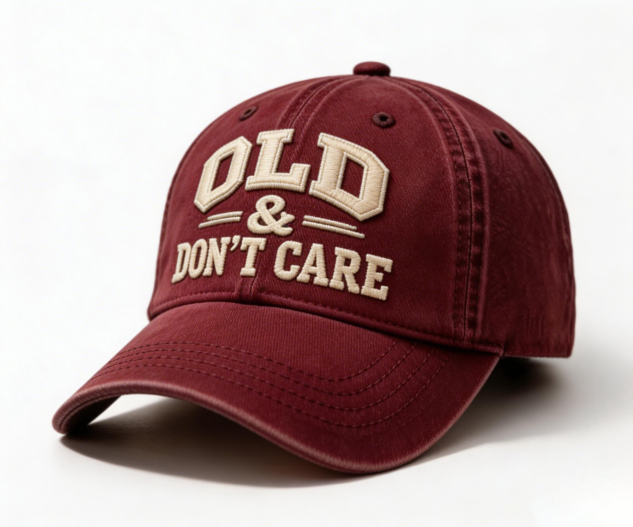 🔥LAST DAY 49% OFF🧢  Distressed “OLD & DON’T CARE” Cap
