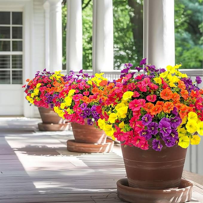 🌸🔥Limited Time Discount-49% OFF -Fake Silk Colorful Morning Glory