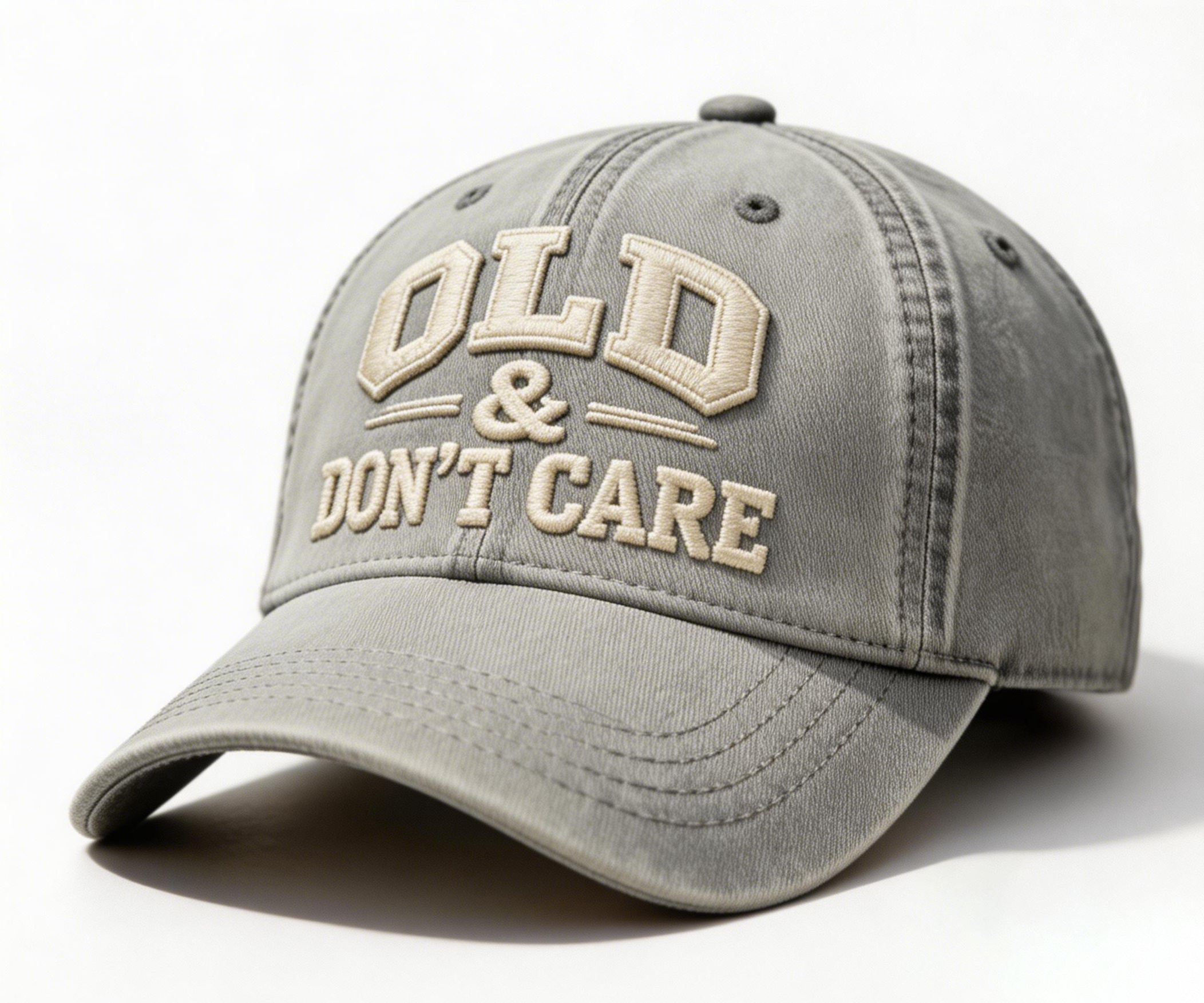 🔥LAST DAY 49% OFF🧢  Distressed “OLD & DON’T CARE” Cap