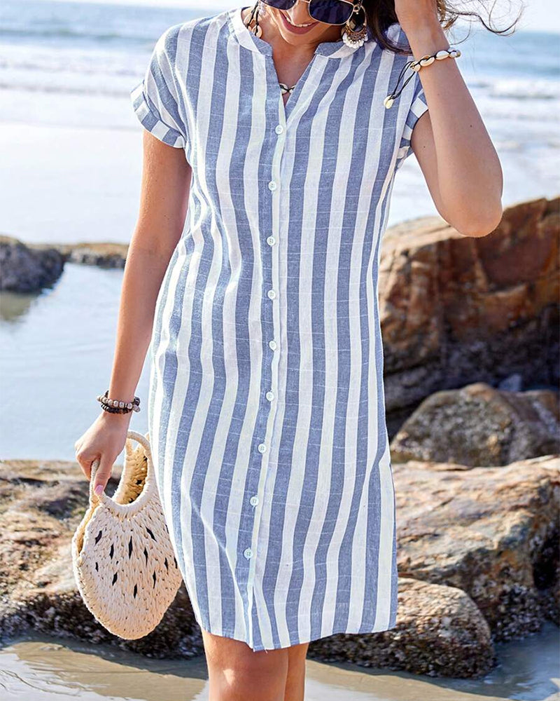 Elegant elegant striped dress
