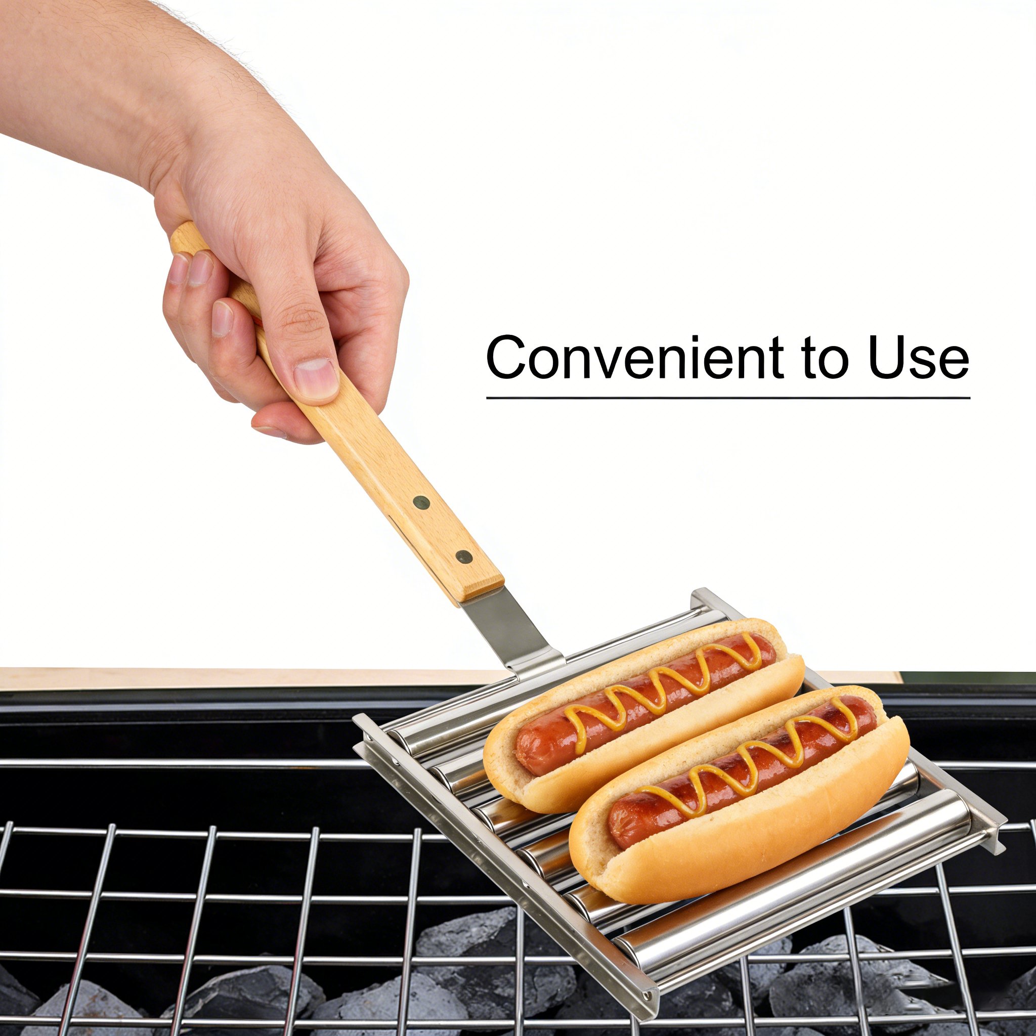 🌭 Hot Dog Roller for Grill