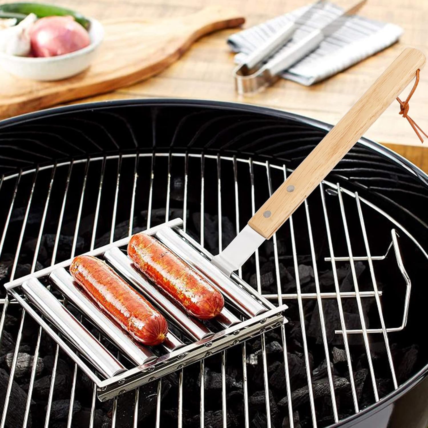 🌭 Hot Dog Roller for Grill