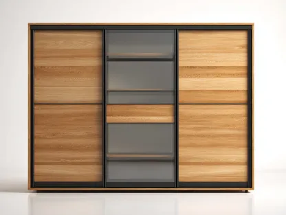 Armario con puertas correderas madera 200x60x200 cm color roble diseño moderno almacenamiento dormitorio-Roomgohome