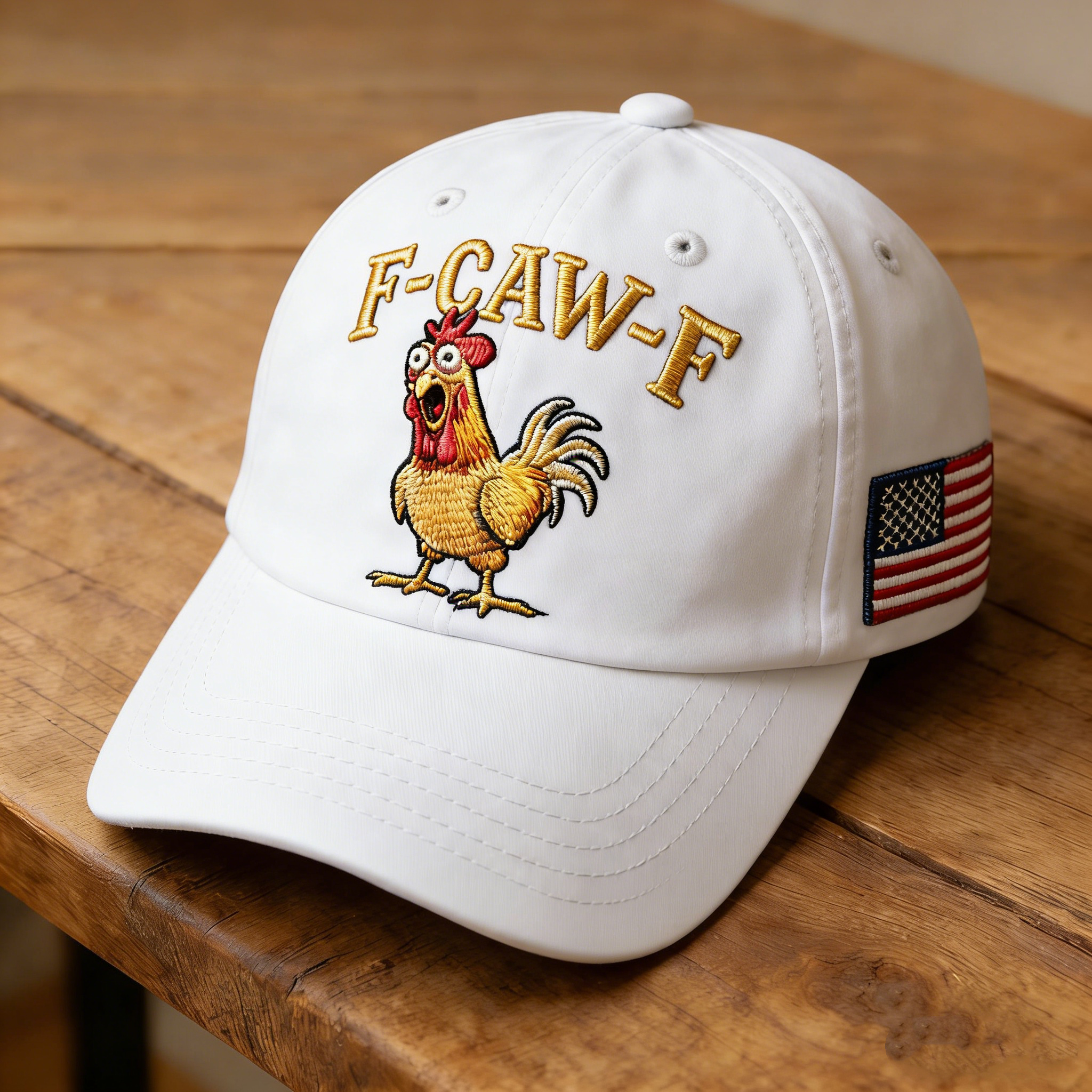 🐔F-CAW-F Rooster Hat - Made in America