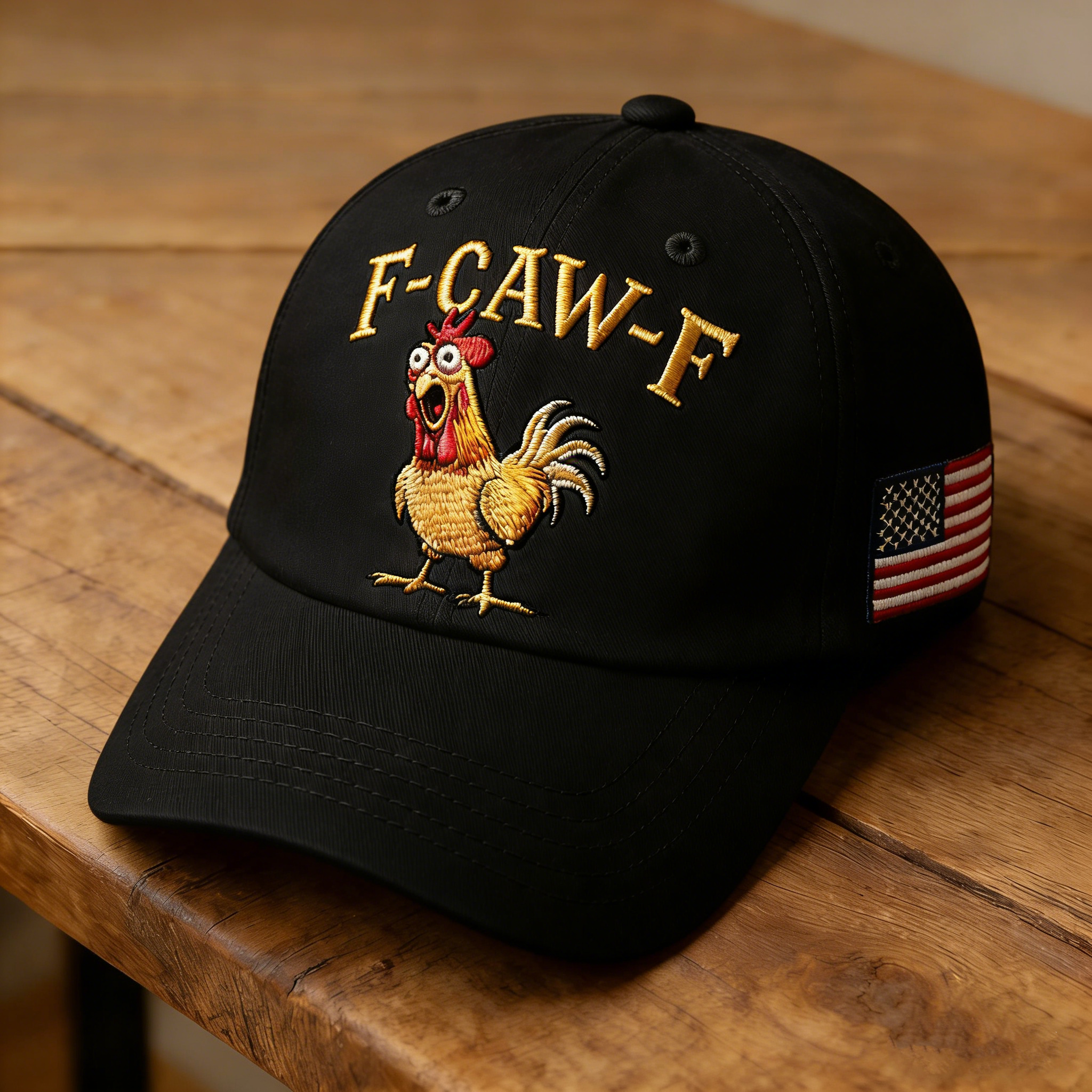 🐔F-CAW-F Rooster Hat - Made in America