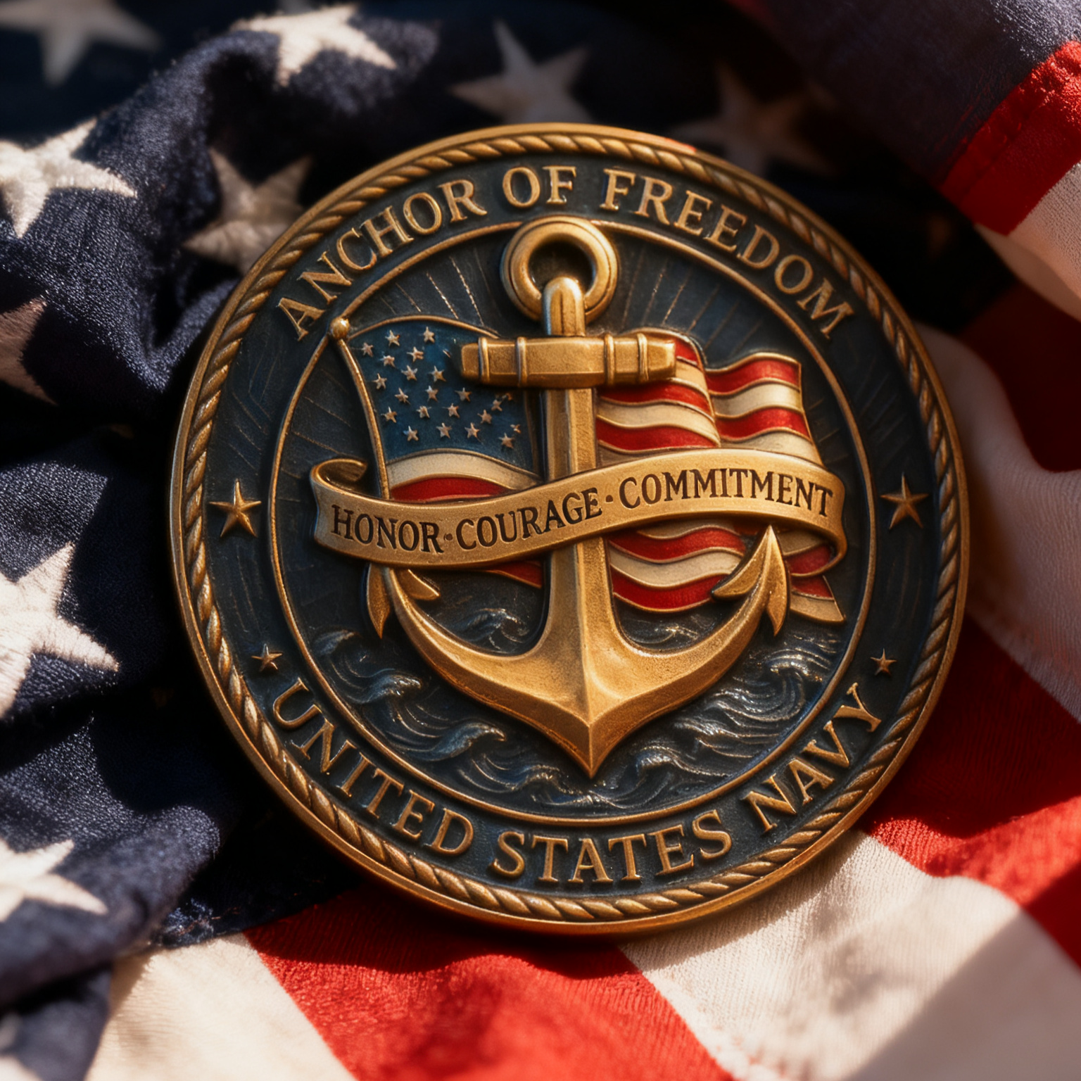 🏅Last Day Sale 70% OFF - 🇺🇸U.S. Navy Commemorative Cap & Coin – Anchor of Freedom⚓