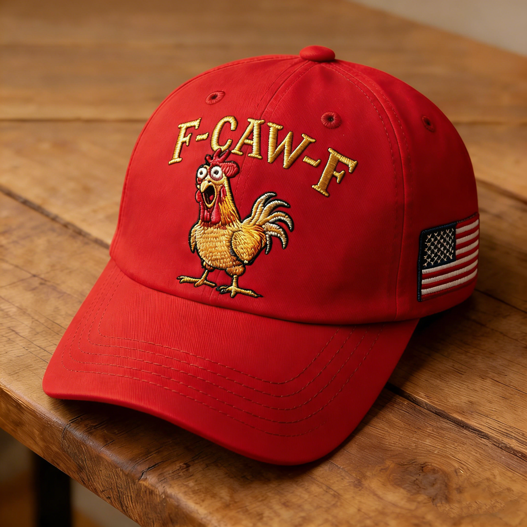 🐔F-CAW-F Rooster Hat - Made in America