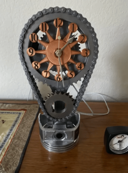 🔥2026 Hot Sale -50% OFF(Limited stock)🔥MOTORIZED ROTATING CHAIN CLOCK