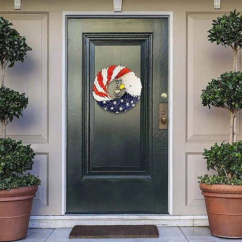 🦅Handmade American Eagle Patriot Wreath