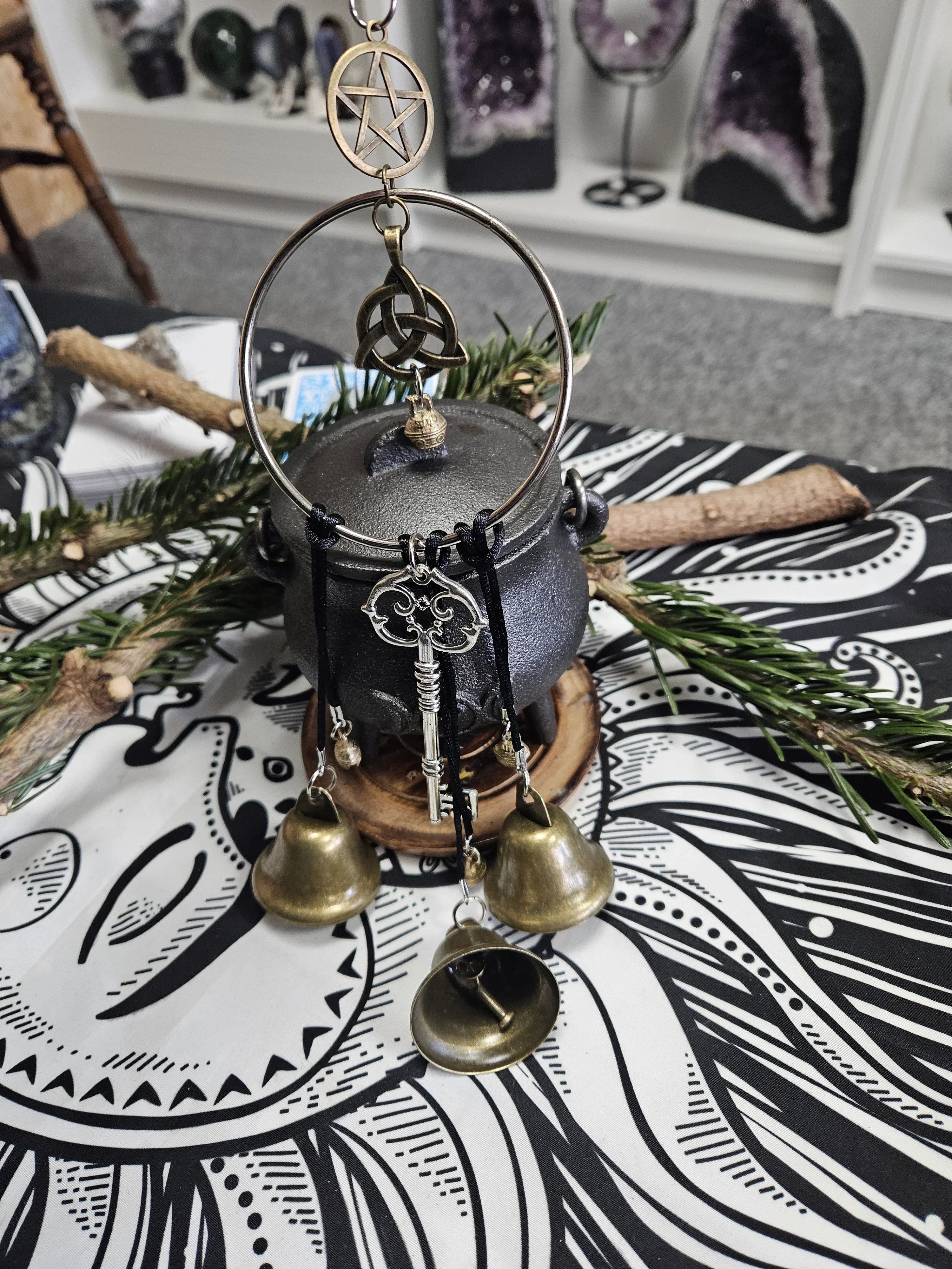 🔥Last Day 70% OFF - 🧙‍♀️🔔Handmade Witch Bells for Home Protection