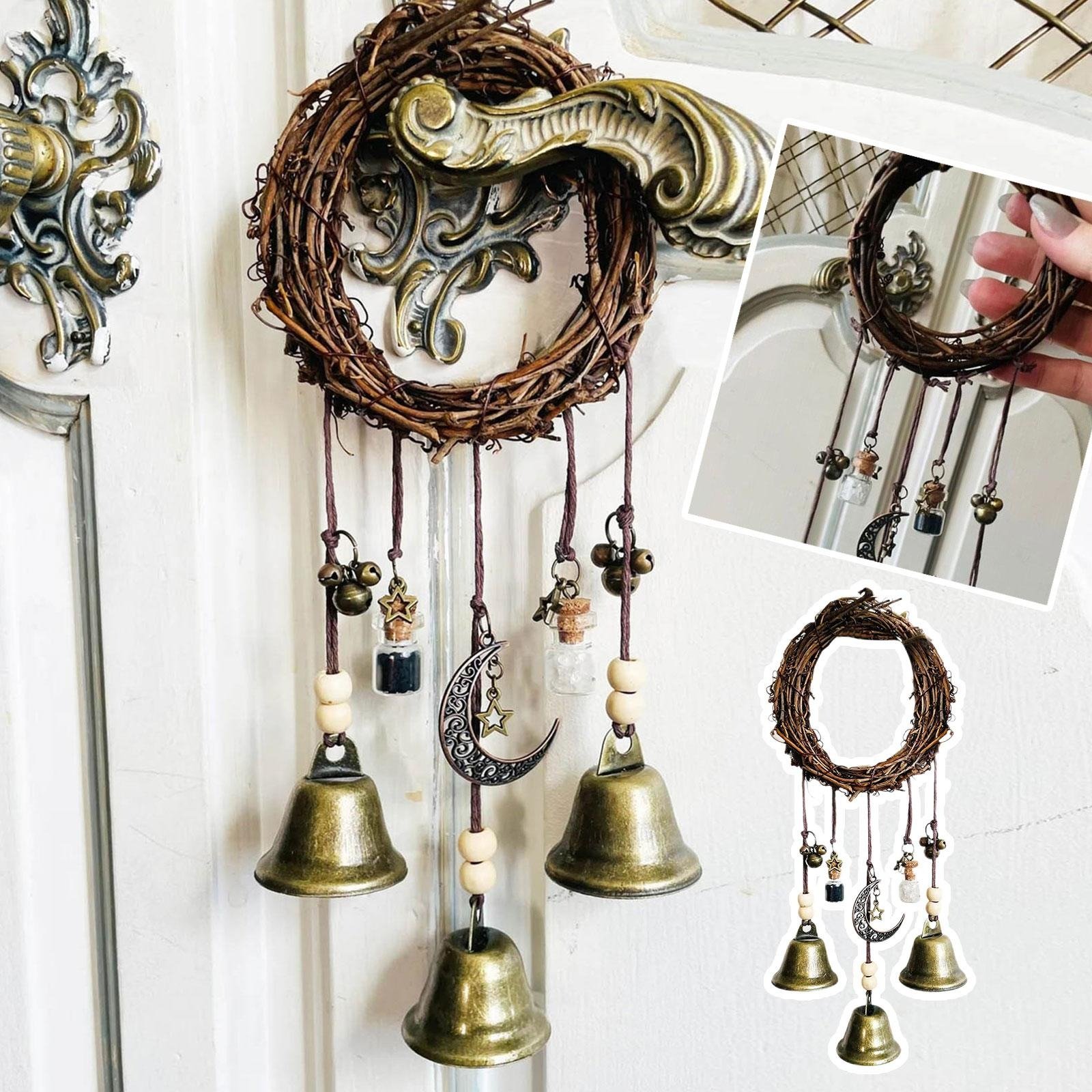 🔥Last Day 70% OFF - 🧙‍♀️🔔Handmade Witch Bells for Home Protection