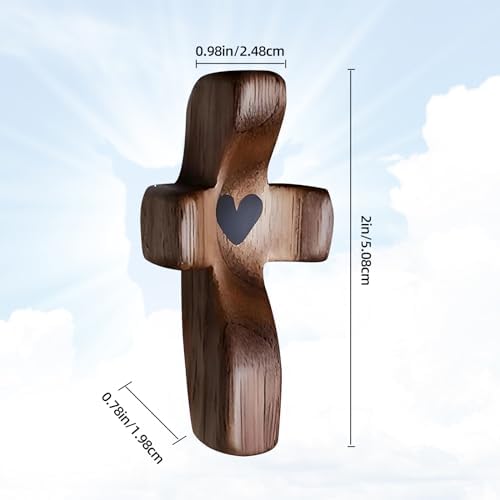 ✝️100% Handmade Wooden Cross My Heart(James Bottoms Handmade®)