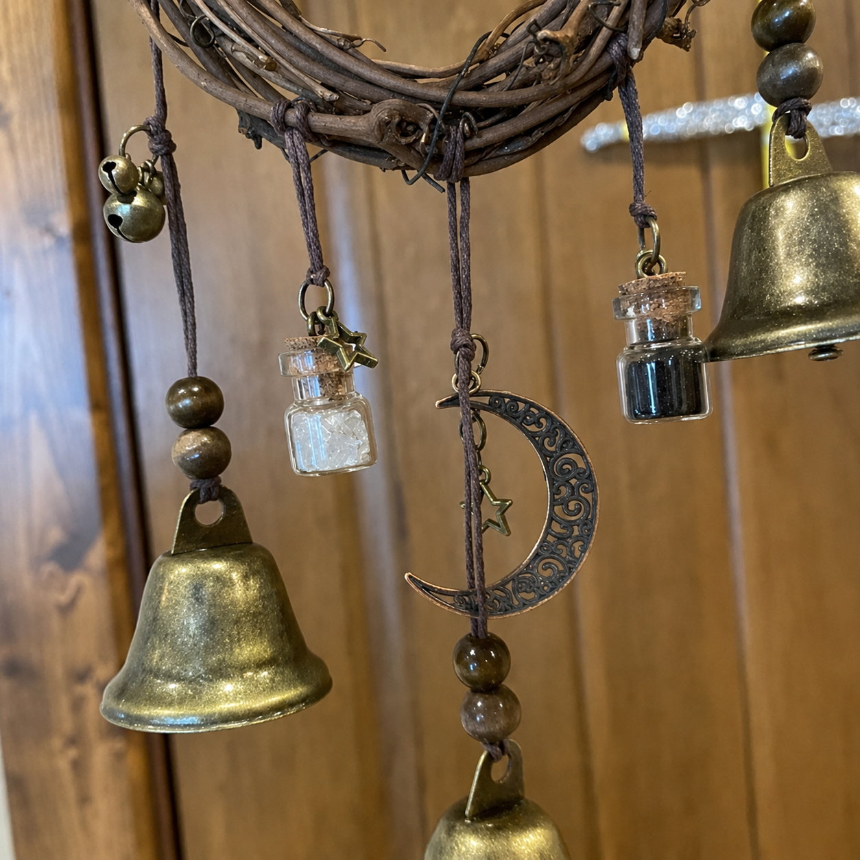 🧙‍♀️🔔100% Handmade Witch Bells Wind Chime for Home Protection (Handmade by Jordan Maynard®)