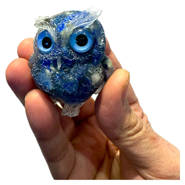 🔥Handmade Natural Crystal Gemstone Owl - Ready to Ship
