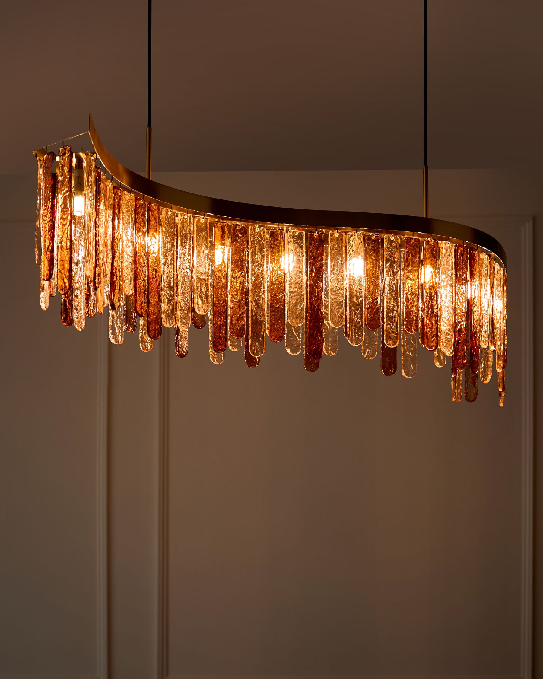 Wavy Pendant Light