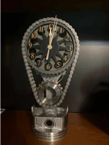 🔥2026 Hot Sale -50% OFF(Limited stock)🔥MOTORIZED ROTATING CHAIN CLOCK