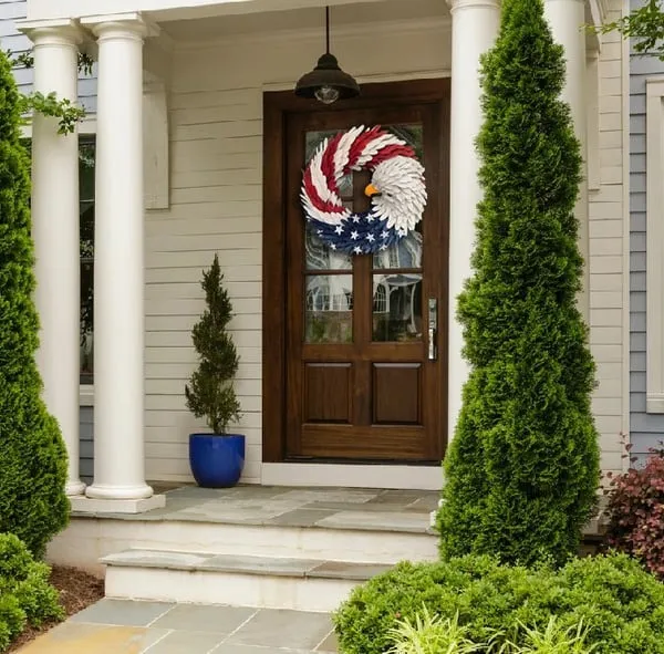 🔥Handmade U.S Eagle 250th Anniversary Patriotic Wreath💖BUY 2 FREE SHIPPING