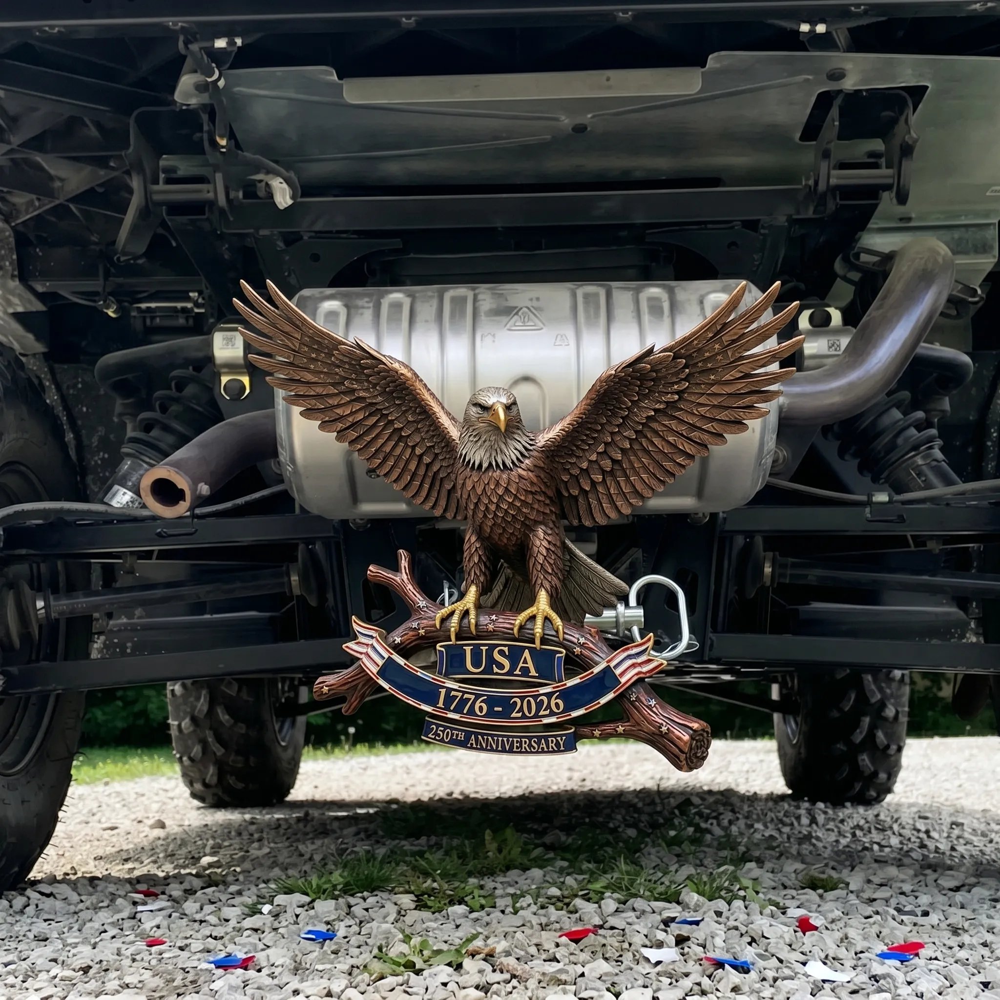 🔥Limited Edition - 🦅 USA 250th Anniversary Eagle Trailer Hitch
