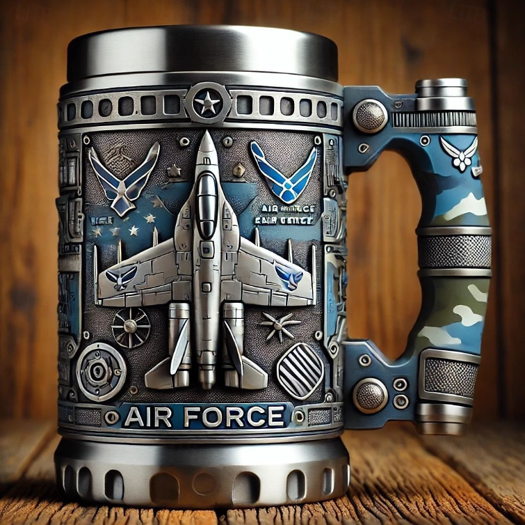 250th Anniversary Military Coffee Mug – 3D Commemorative Cup