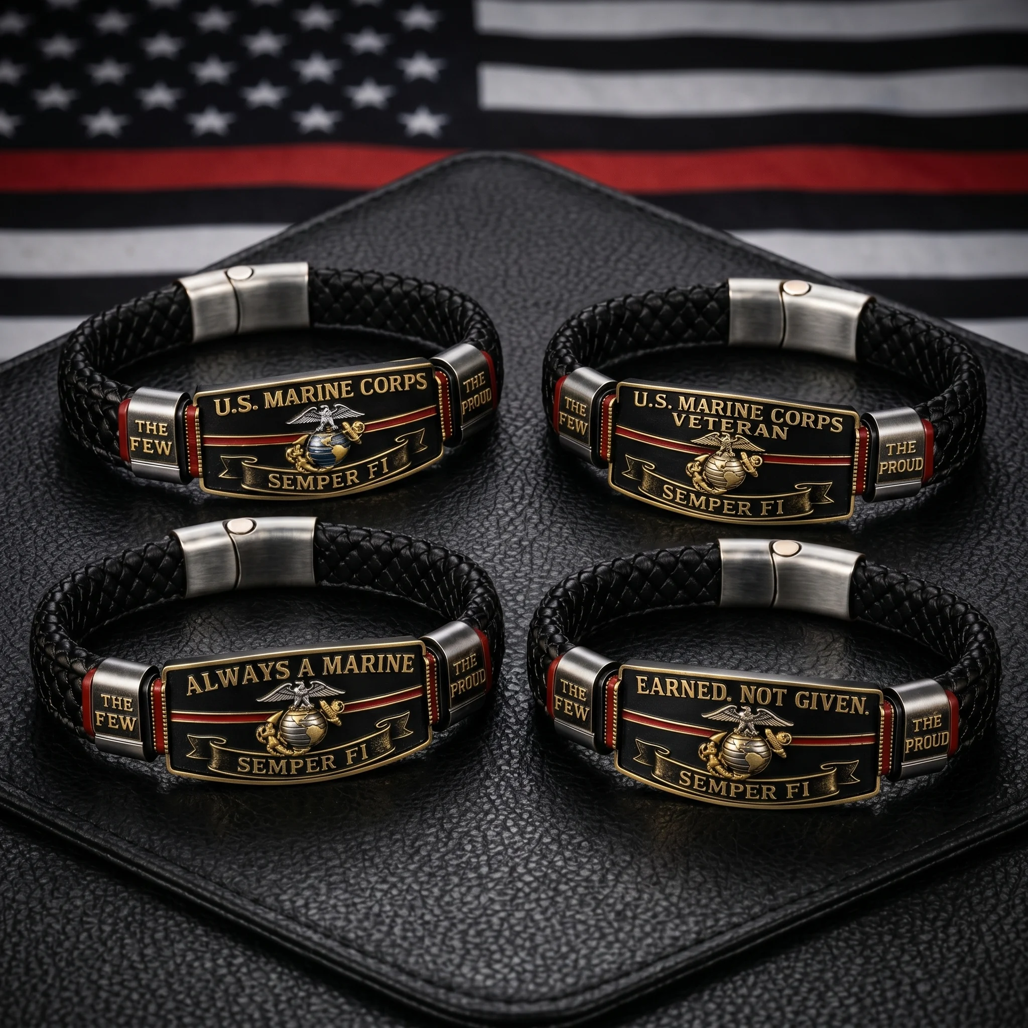 U.S. Marine Corps “Semper Fi” Bracelet, 🔥Buy 2 FREE SHIPPING!
