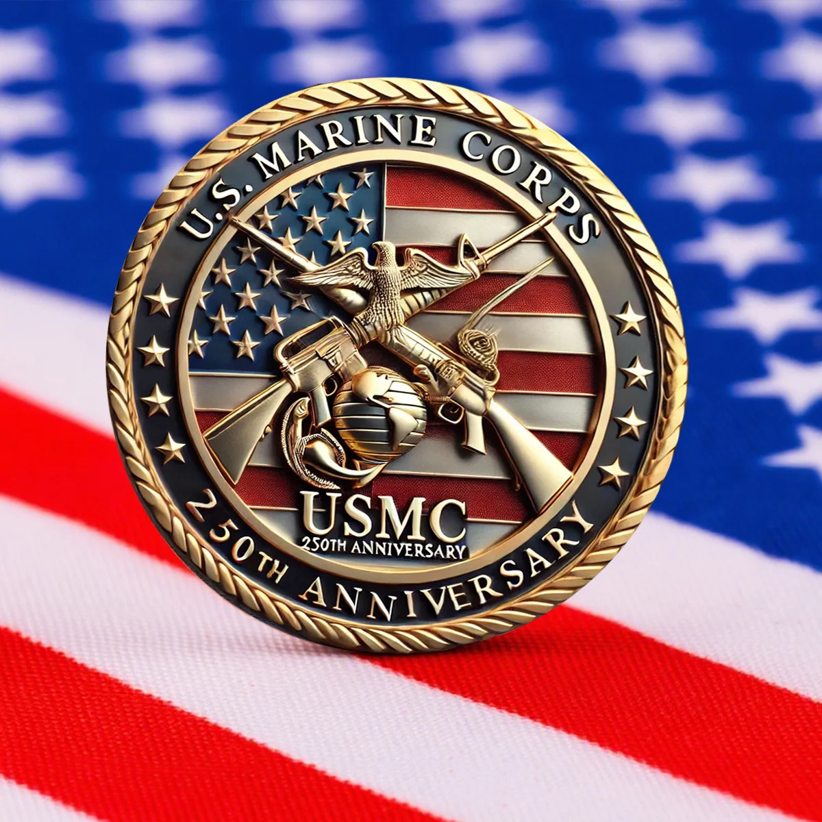 🎖Limited Edition 250th Anniversary U.S. Marine Corps Commemorative Coin
