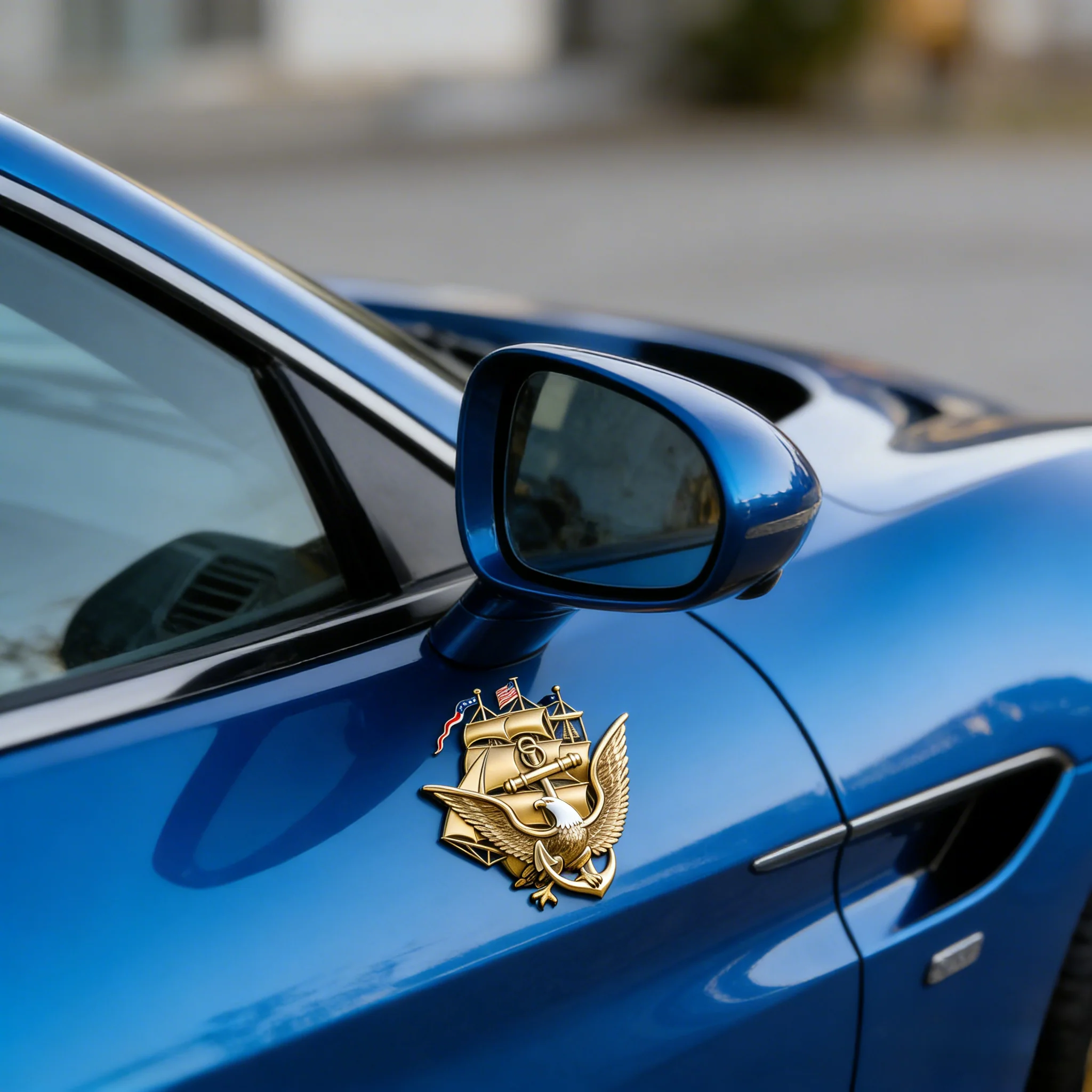 250th Anniversary U.S. NAVY Metal Car Emblem