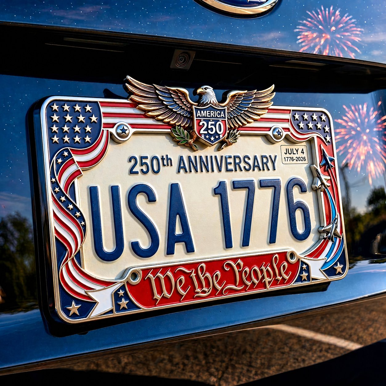 🔥LAST DAY 49% OFF-🦅 250th Anniversary Commemorative License Plate Frame.