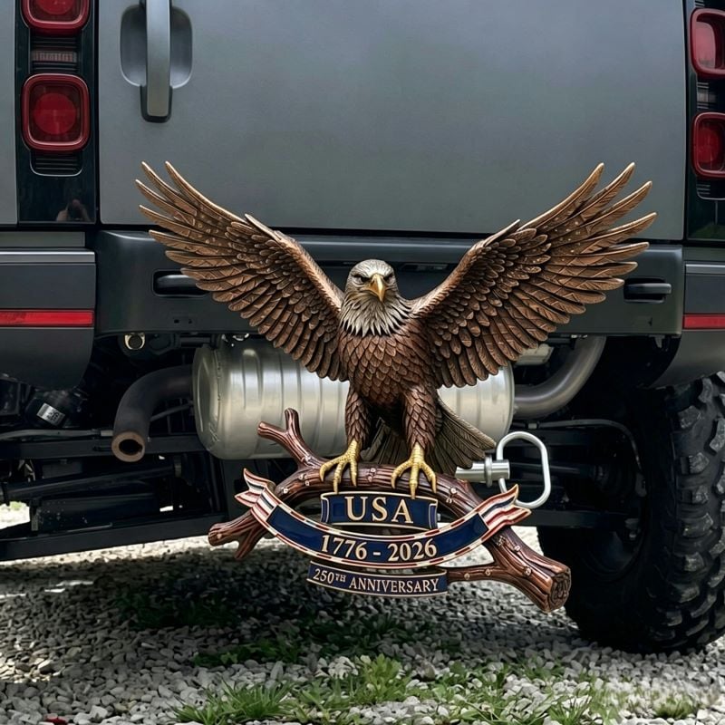 🔥Limited Edition - 🦅 USA 250th Anniversary Eagle Trailer Hitch