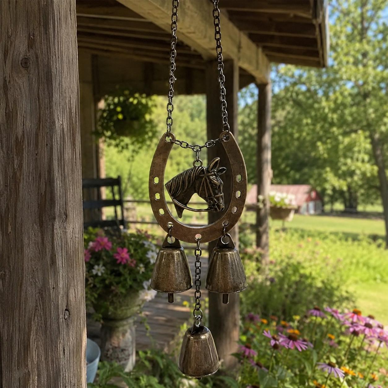 100% Handmade Horseshoe Butterfly Wind Chime🦋🐎 (Handmade by Jordan Maynard®)