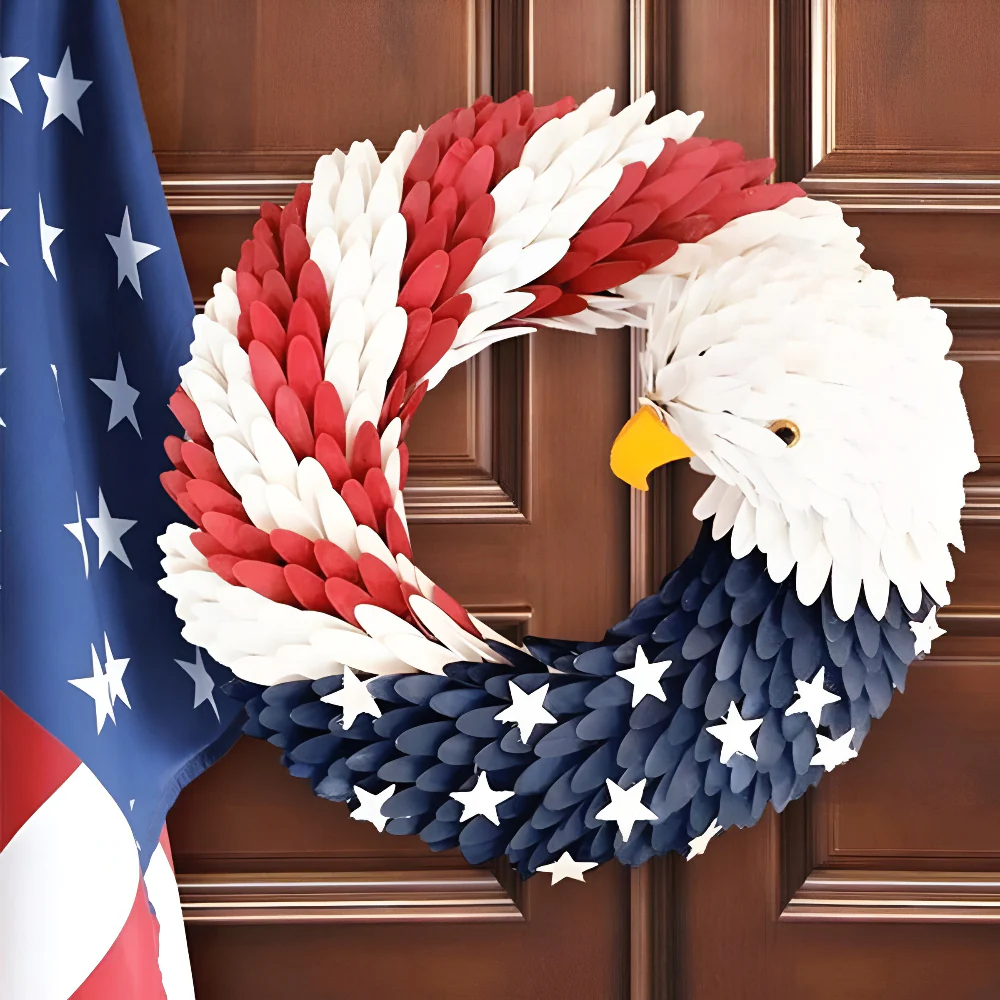 🦅Handmade American Eagle Patriot Wreath