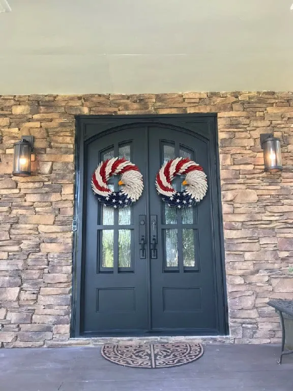 🔥Handmade U.S Eagle 250th Anniversary Patriotic Wreath💖BUY 2 FREE SHIPPING