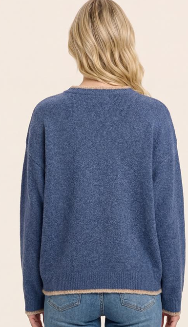 Horse Jacquard Pull Over Sweater