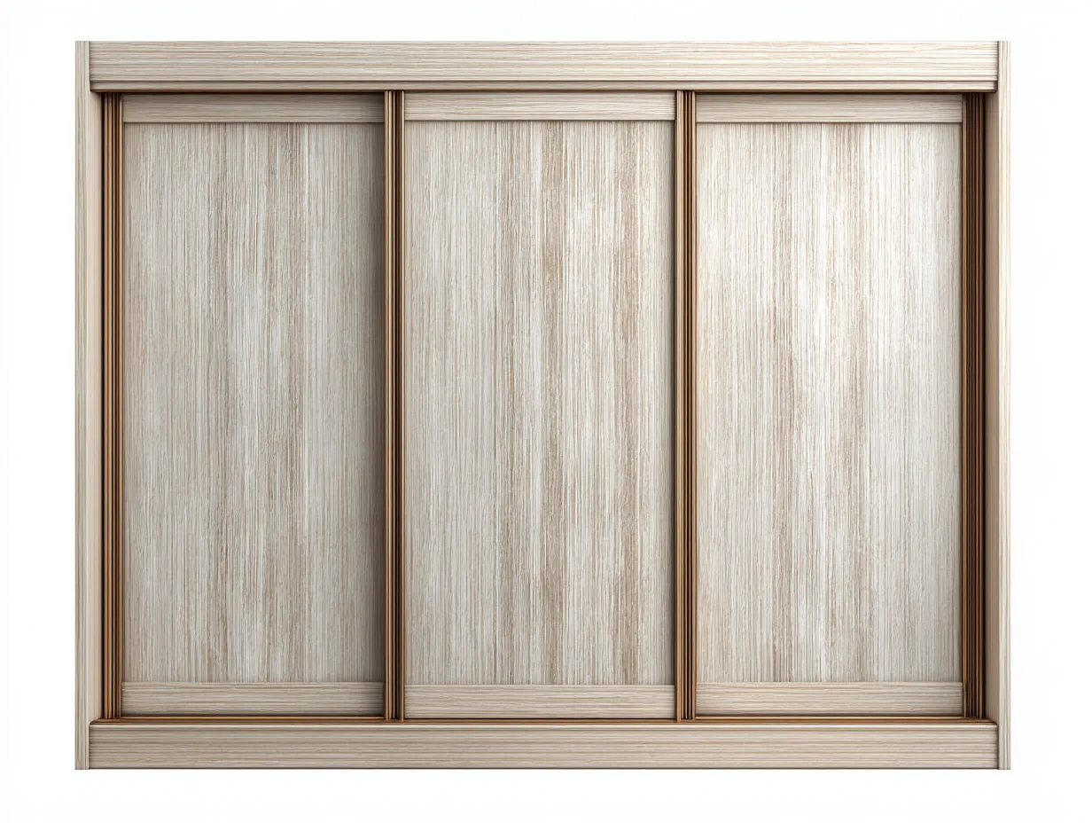 Kleiderschränke mit Schiebetüren-Holz-200x63x210 cm-Beige-Klassischer Stil-Dengoloft