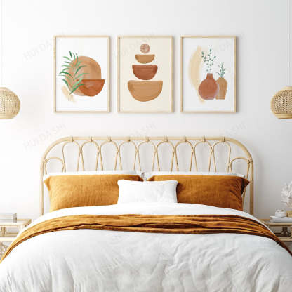 Bohemian Canvas Wall Art – Boho Home Decoration