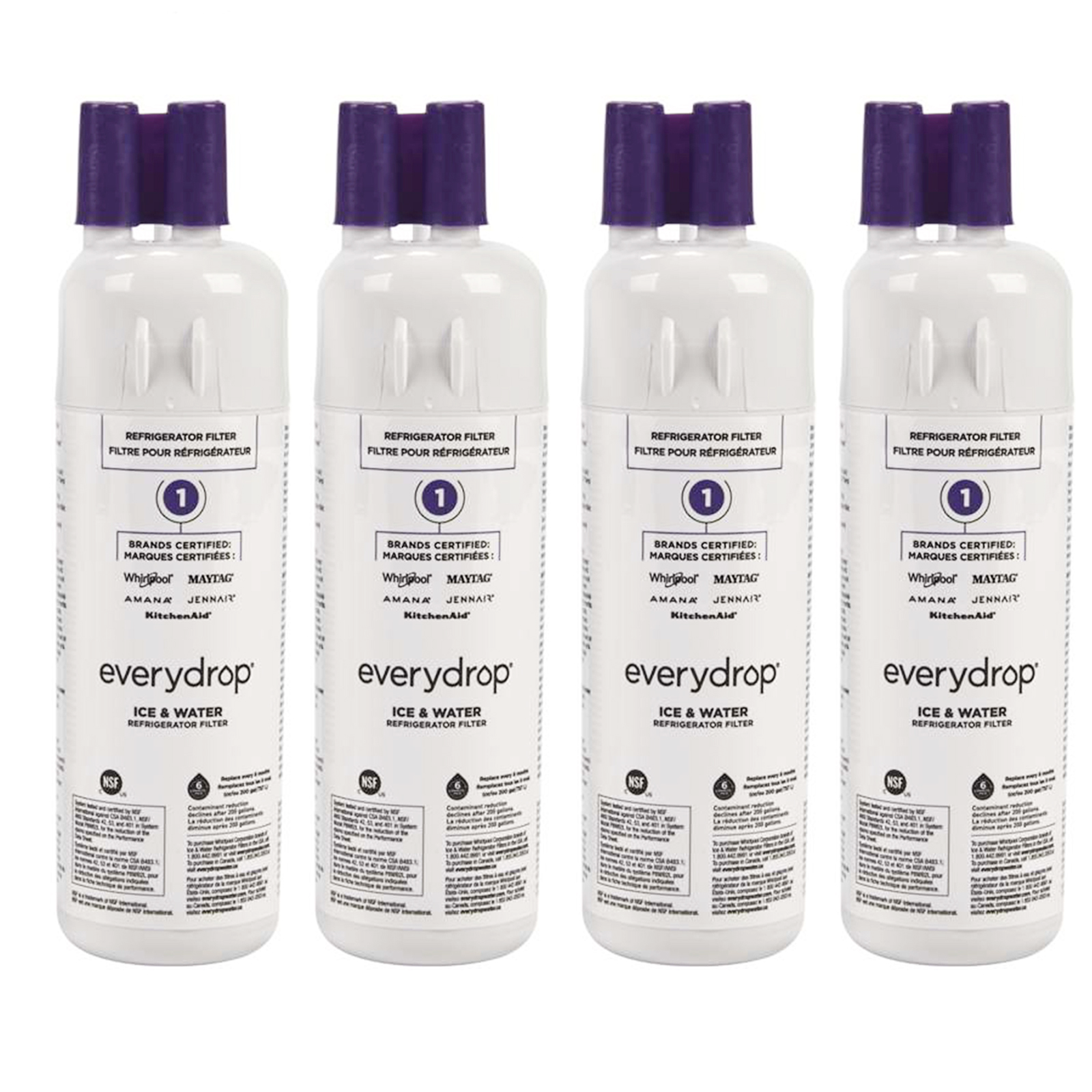 EDR1RXD1 Filter 1 ICE Refrigerator Water Filter,W10295370A