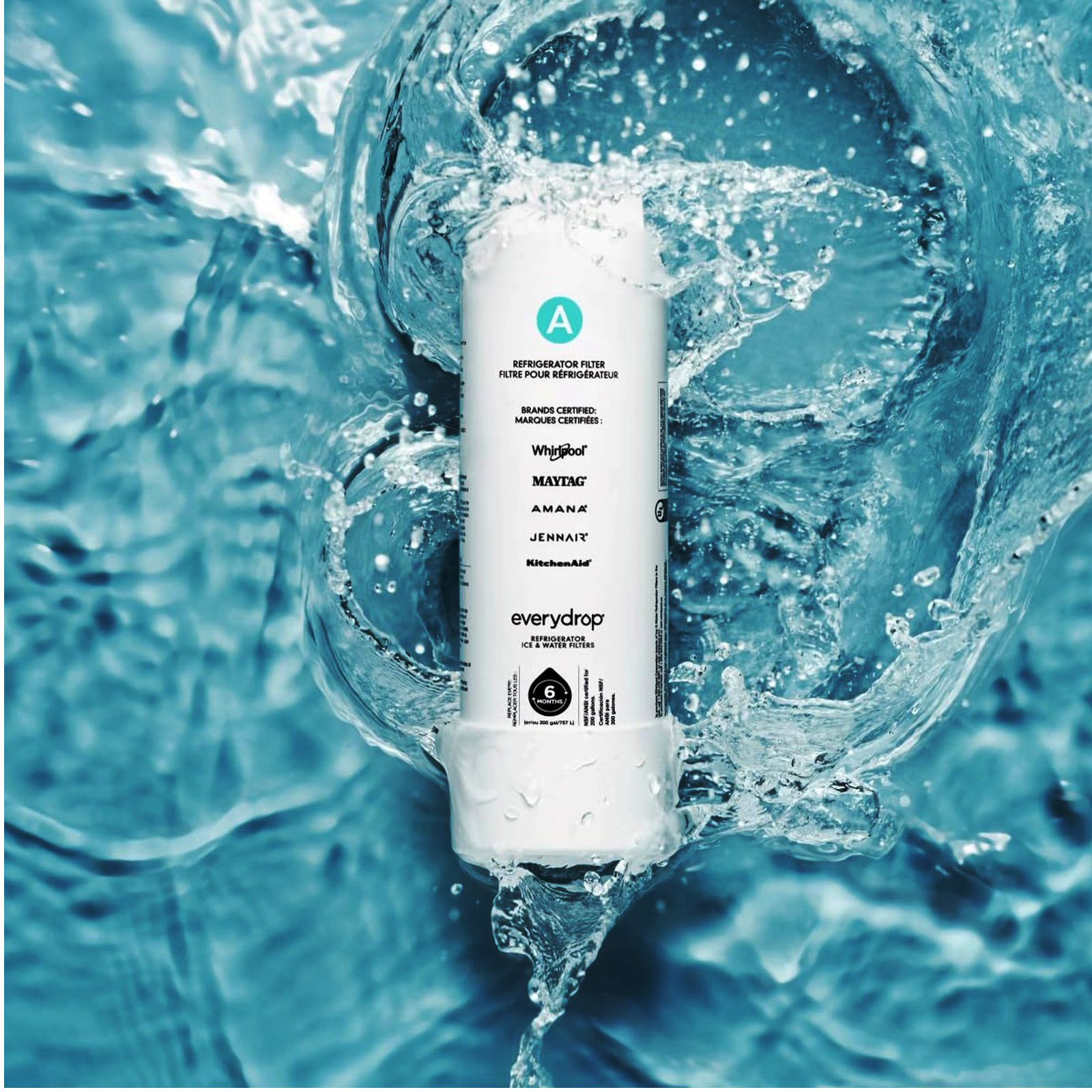 EDRARXD1 Filter A ICE Refrigerator Water Filter, W11536439, W11519209