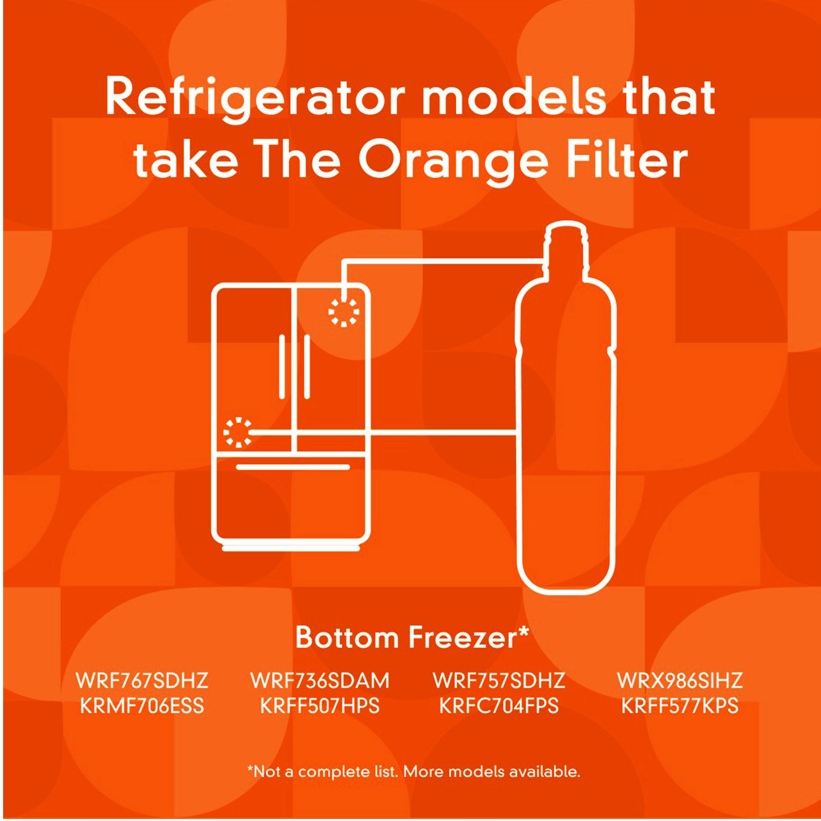 EDR2RXD1 Filter 2, ICE Refrigerator Water Filter, WHR2RXD1, W10413645A