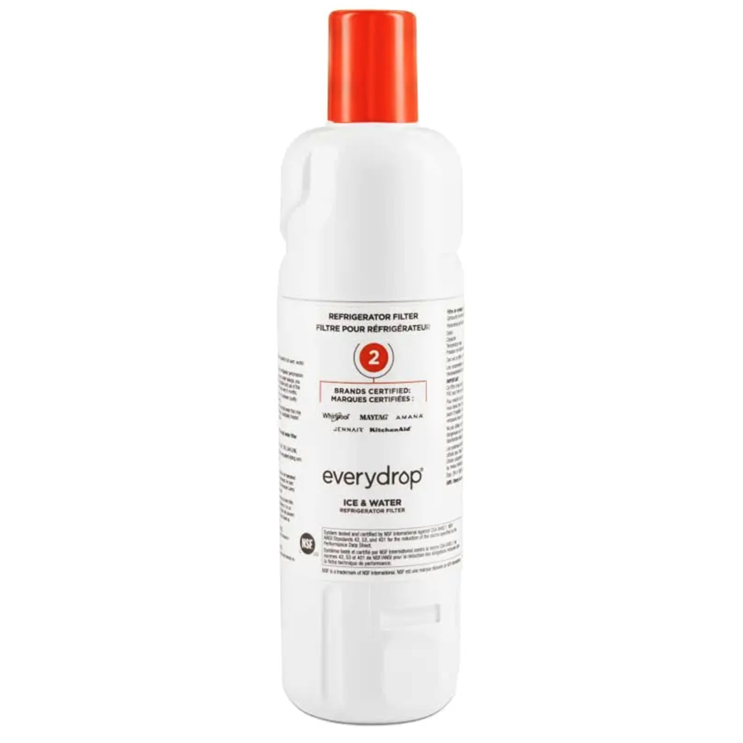 EDR2RXD1 Filter 2, ICE Refrigerator Water Filter, WHR2RXD1, W10413645A