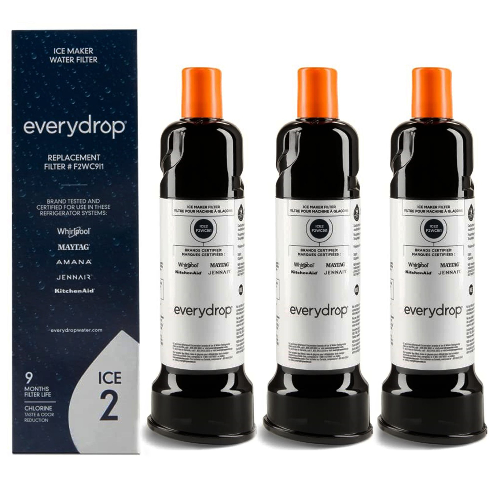 Ice Filter F2WC9I1, Ice2 Maker W10565350