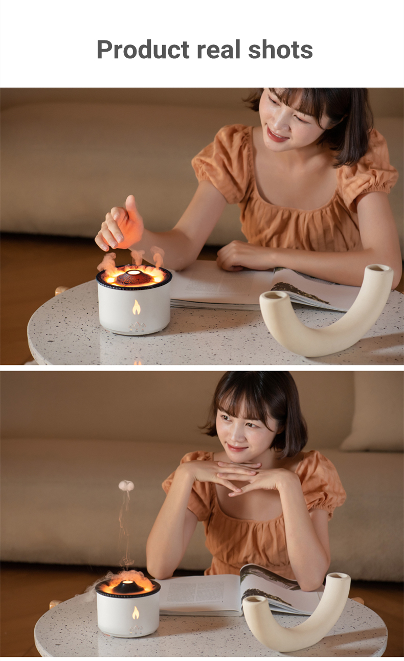 Ultrasonic Essential Oil Humidifier & Aroma Diffuser