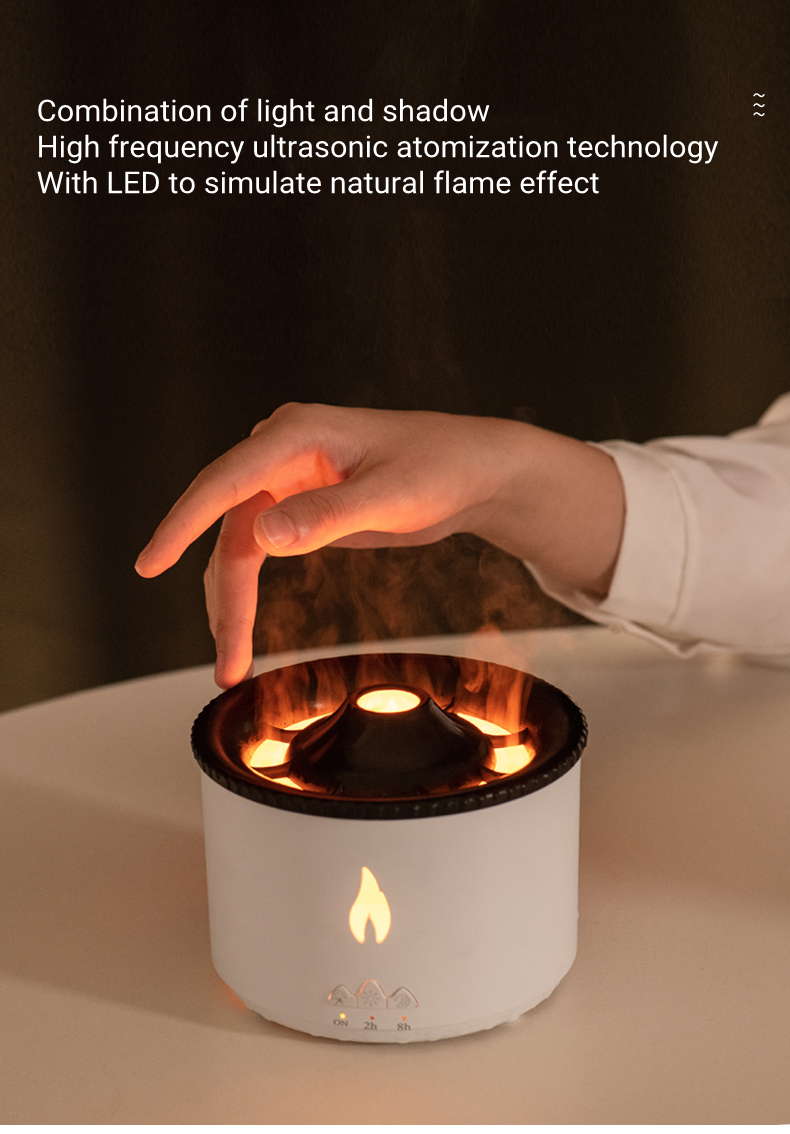 Ultrasonic Essential Oil Humidifier & Aroma Diffuser