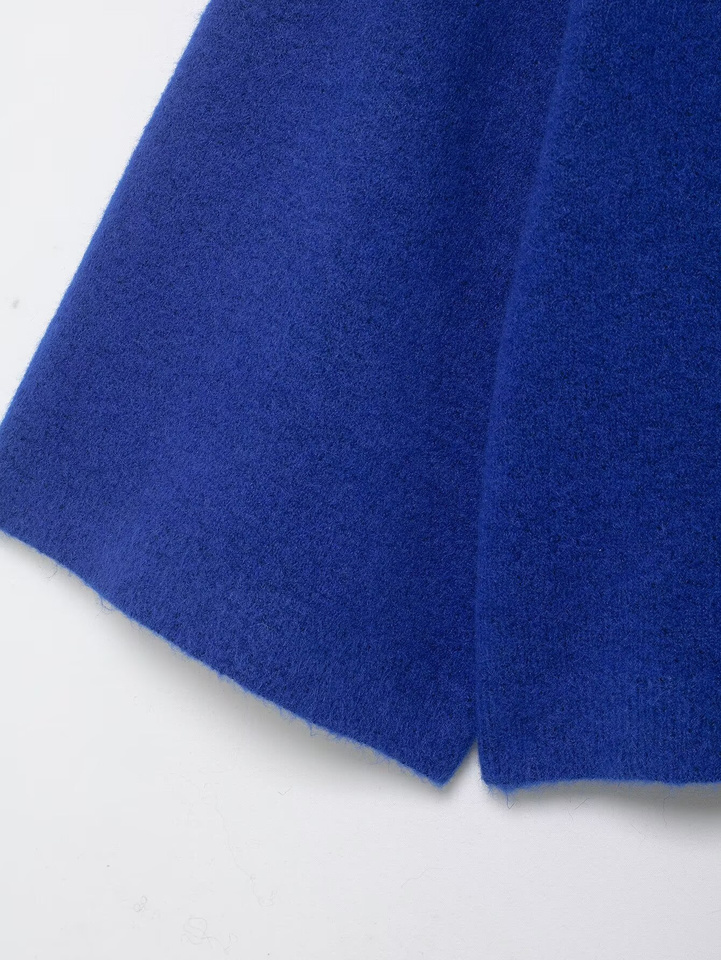 Suéter de Punto santaoche para Mujer con Cuello Alto y Manga Ancha