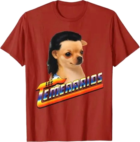 Camiseta santaoche con Estampado de Perro: Estilo Retro Y2K y Algodón Suave