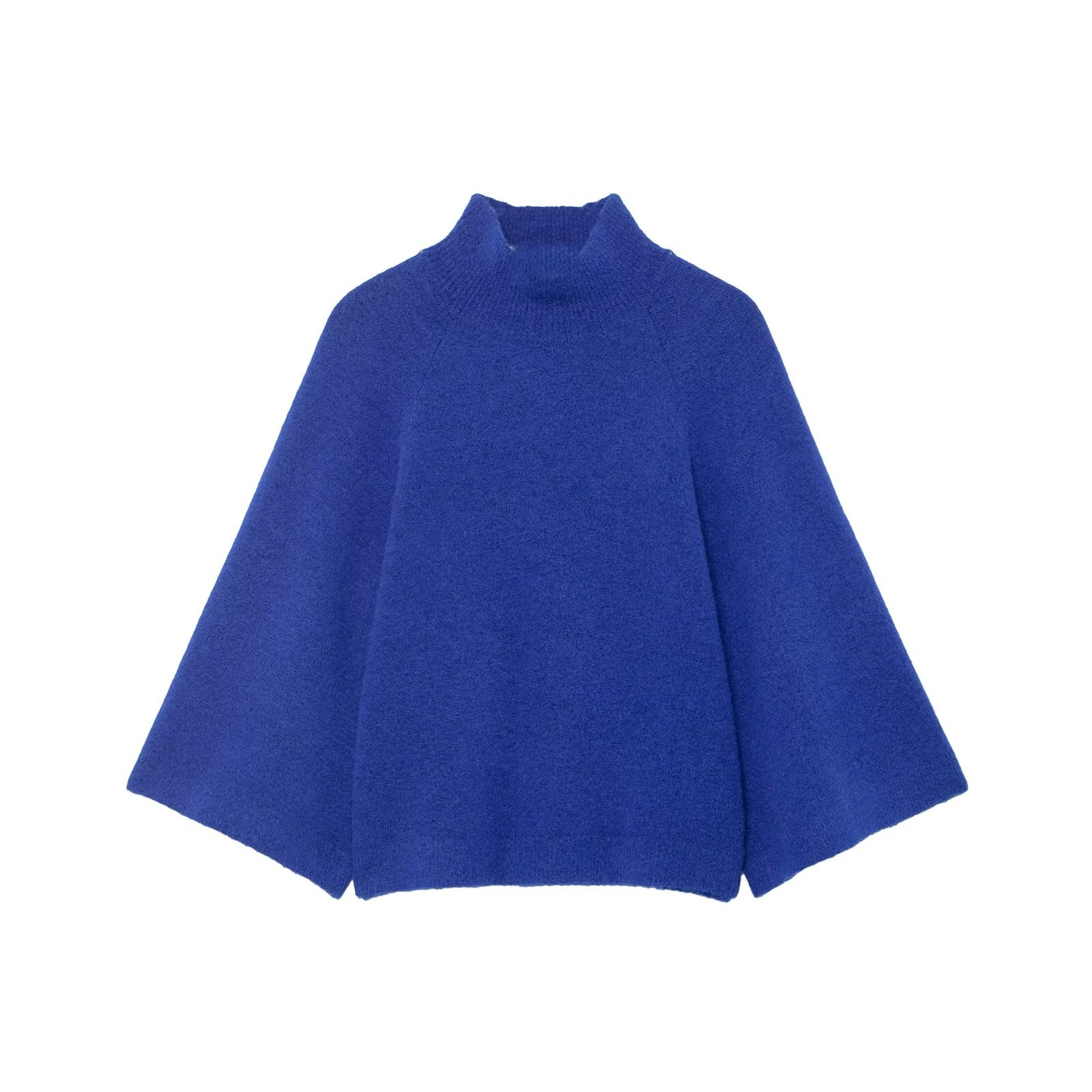 Suéter de Punto santaoche para Mujer con Cuello Alto y Manga Ancha